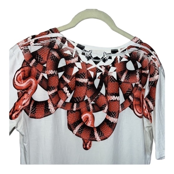 Marcelo Burlon County Of Milan Snake Python Print T Shirt Dress Size XS - Picture 4 of 9